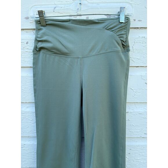 Yogalicious Leggings Flare Lux Harmony Small Sage Green Stretch Yoga Lounge Pant - Picture 3 of 4
